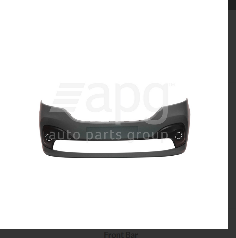 GENUINE FRONT BUMPER BAR FOR RENAULT TRAFIC 6/2016-10/2019