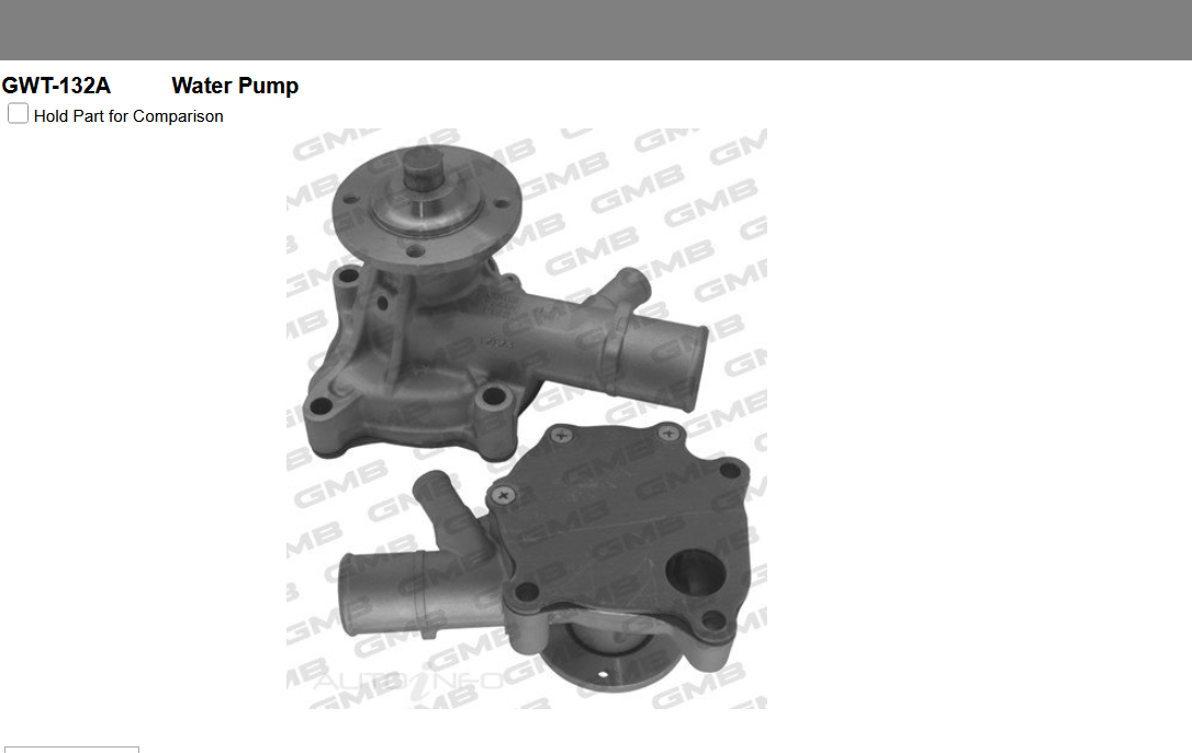 GENUINE GMB WATER PUMP+GASKET+SILICONE FOR Toyota TownAce 1.8L (KR42)