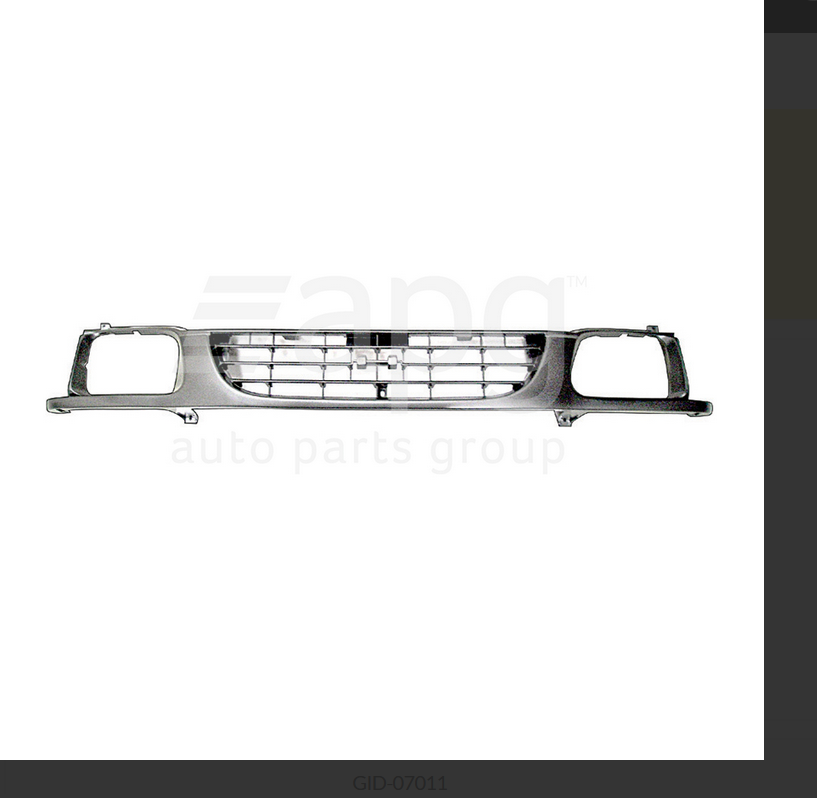 NEW FRONT GRILLE FOR HOLDEN RODEO TF BLACK, DARK AGENT TYPE 2/1997-2/2003