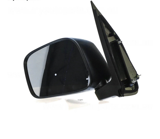 GENUINE BLACK DOOR MIRROR PASSENGER SIDE FOR NISSAN NAVARA 1/10-4/15