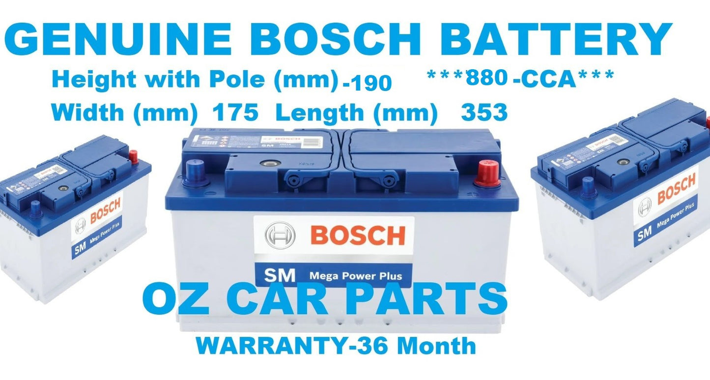 GENUINE BOSCH BATTERY FOR ASTON MARTIN 1998-2018 WARRANTY-36 Month