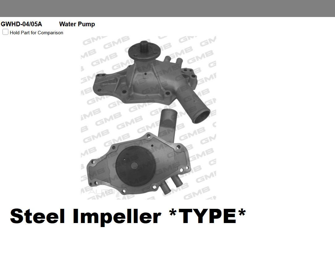 GENUINE GMB WATER PUMP+GASKET+SILICONE FOR Holden Commodore 4.2L VB