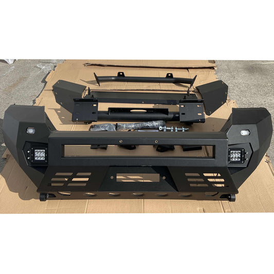 BLACK STEEL BULL BAR FOR Toyota Hilux 2021-ON