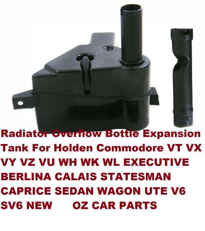 Radiator Coolant Reservoir Bottle Tank for Holden Commodore VZ V6 Sedan Wagon