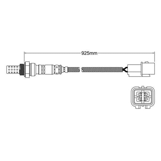 NEW Exhaust O2 Oxygen Sensor FOR Mitsubishi Triton ML 3.5L Litre V6 petrol 6G74
