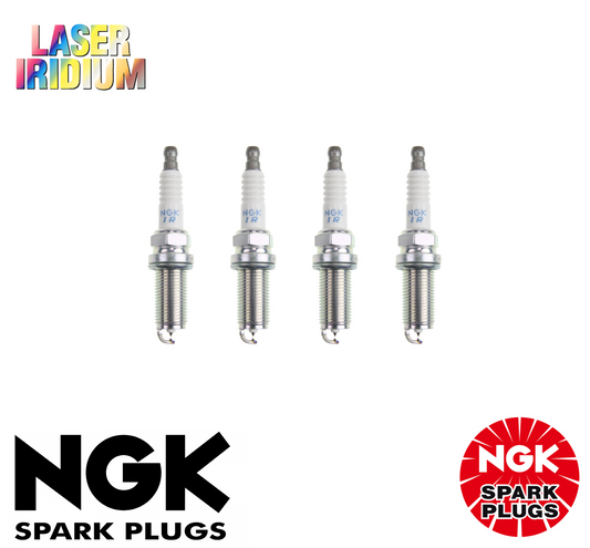 4x LASER IRIDIUM NGK SPARK PLUG SET FOR Lexus RX300 AGL20R 2.0L Turbo (8AR-FTS)