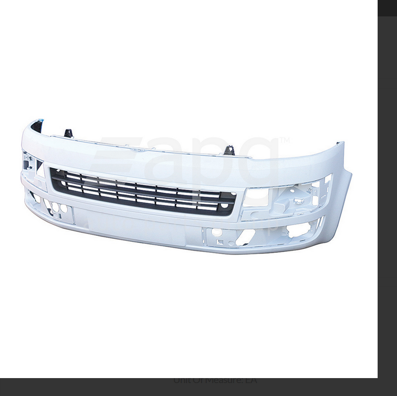 GENUINE FRONT BUMPER BAR FOR VOLKSWAGEN TRANSPORTER MULTIVAN 3/2010-12/2015