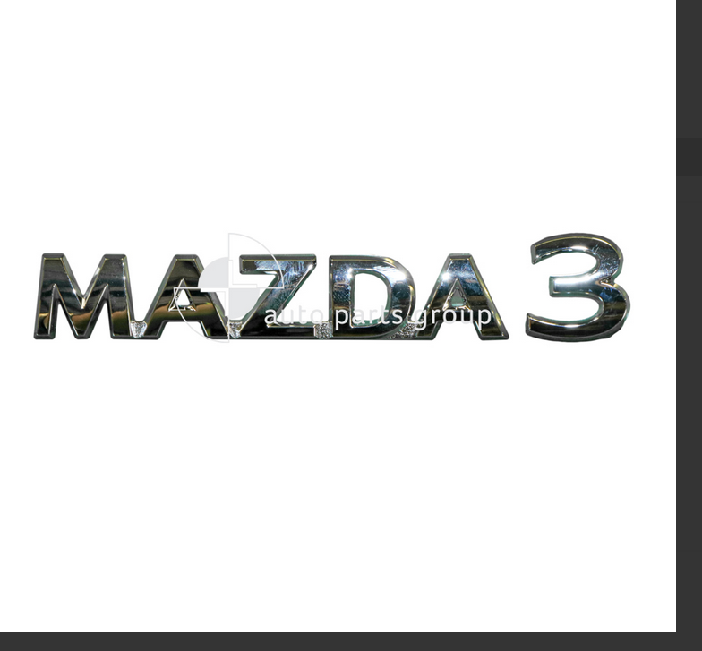 Genuine REAR TAIL GATE BADGE EMBLEM FOR MAZDA 3 HATCH 11/2021-ON
