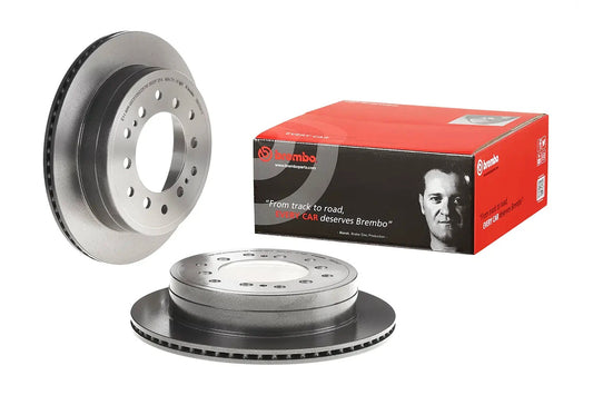 Brembo REAR Disc Brake Rotor FOR Toyota LandCruiser Prado 2.7L RZJ120 SUV *312mm