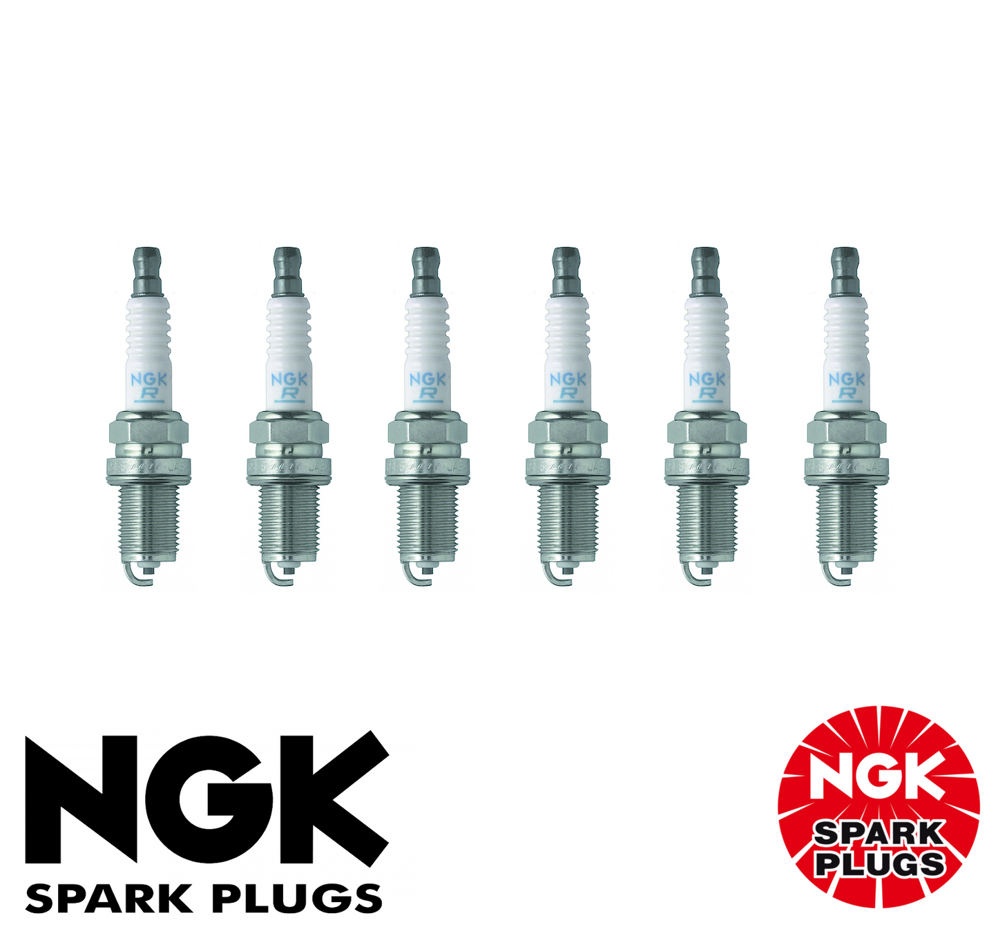 6x GENUINE NGK SPARK PLUG SET FOR Toyota Hilux Surf 4WD VZN130 3.0L V6 (3VZ-E)