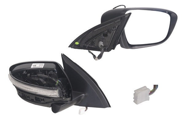 NEW RIGHT SIDE DOOR MIRROR FOR NISSAN QASHQAI TS J11 6/14-ON 7-PIN BLINKER+FOLDI