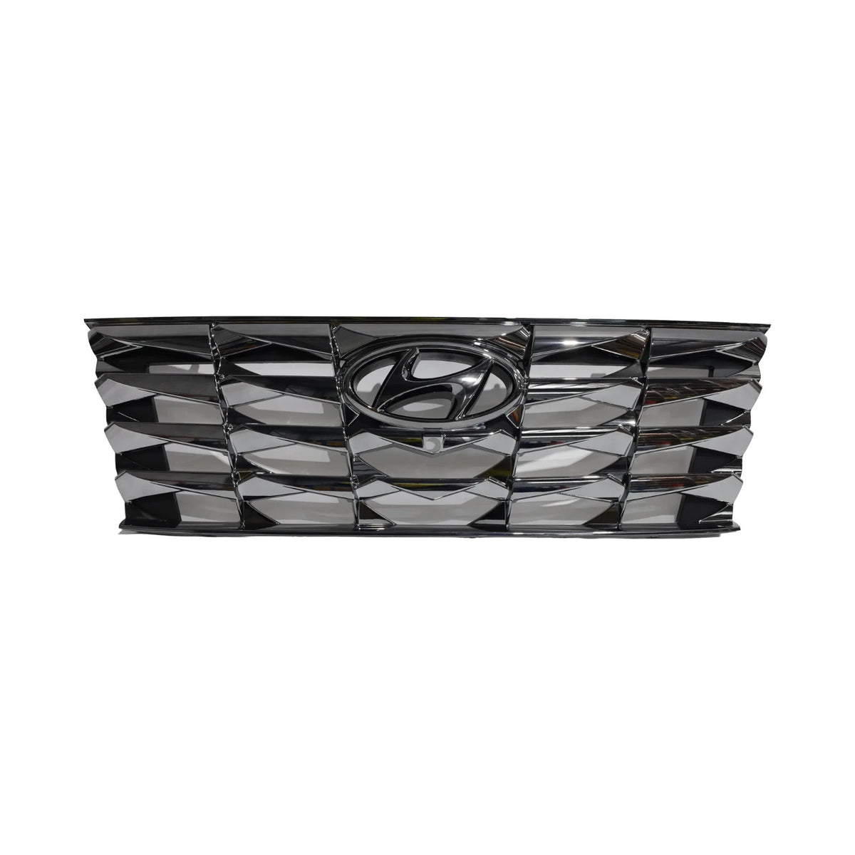 GENUINE FRONT GRILLE FOR HYUNDAI TUCSON NX4 4/2021-3/2023 Blackened Chrome