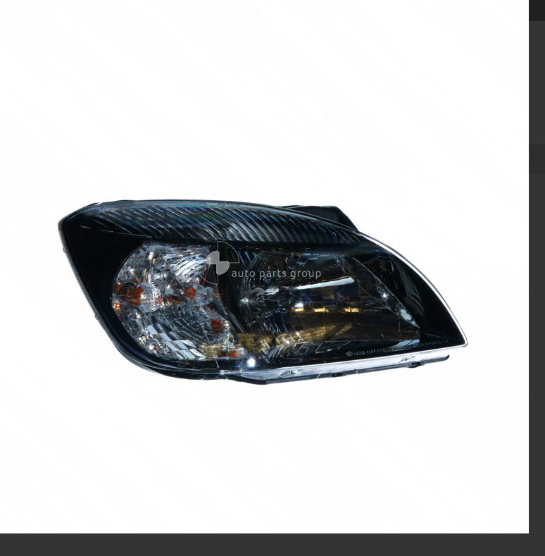 GENUINE RIGHT HEADLIGHT FOR KIA RIO JB 7/2009-6/2011 4/5-D00R BLACK TYPE