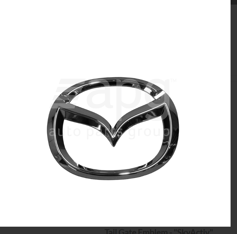 Genuine TAIL GATE BADGE EMBLEM FOR MAZDA CX-9 TC WAGON 7/2016-2021