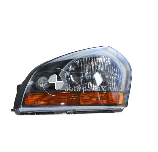 GENUINE LEFT HEADLIGHT FOR HYUNDAI TUCSON 6/2008 ON ORANGE BLINKER AMBER