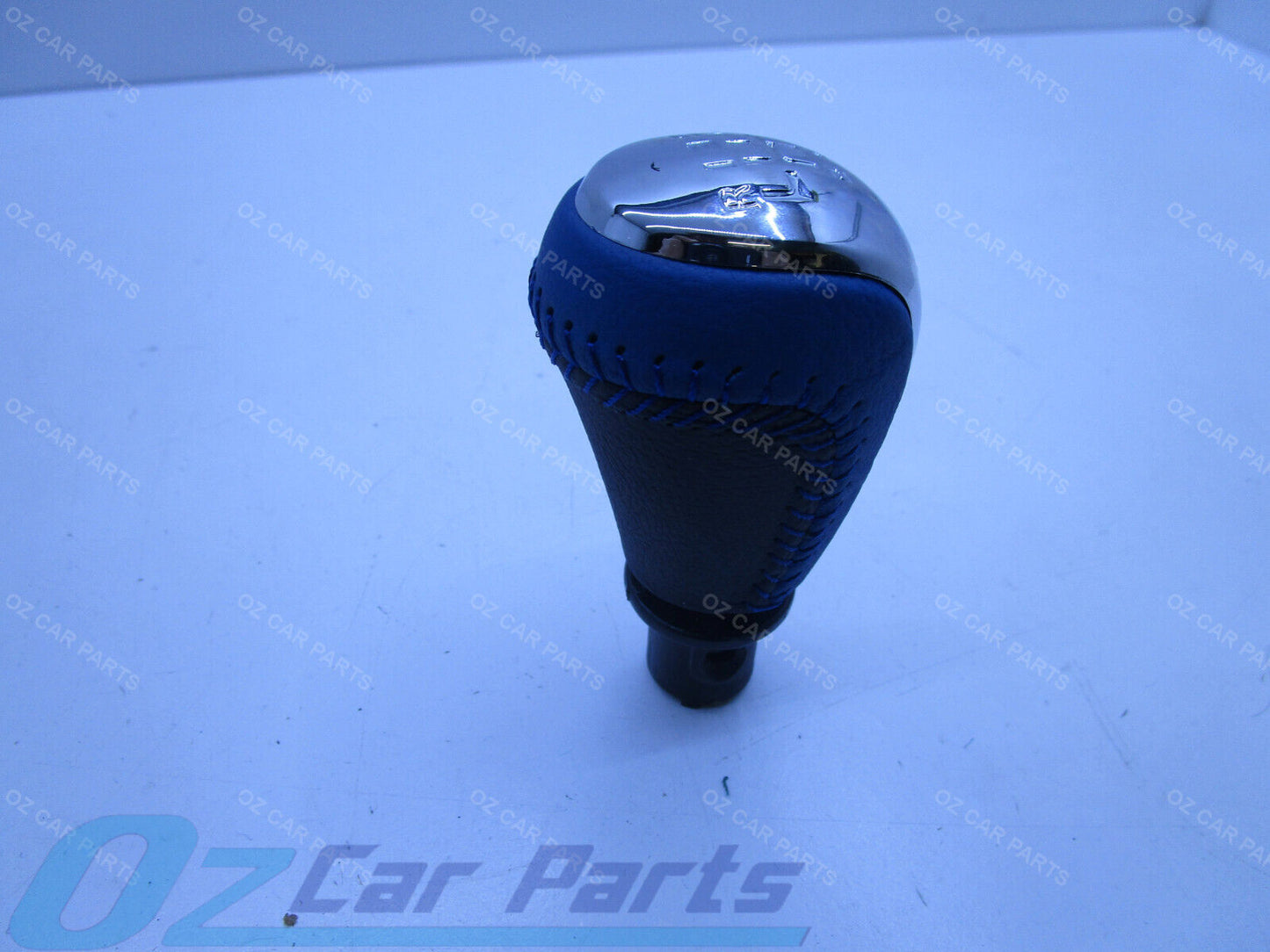 NEW MANUAL BLUE LEATHER GEAR KNOB FOR HOLDEN COMMODORE VF V6 SV6 ALL MODELS