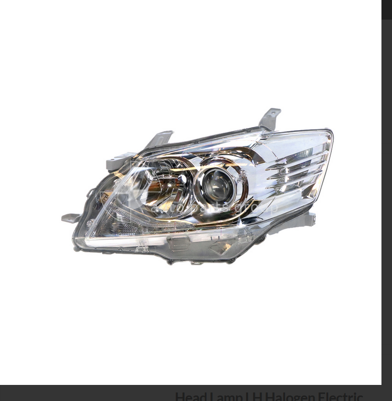 GENUINE LEFT HEADLIGHT FOR Toyota AURION GSV40R 8/09-4/12 HALOGEN TYPE ELECTRIC