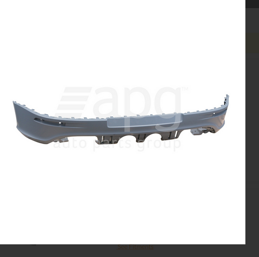 GENUINE REAR BUMPER BAR FOR VOLKSWAGEN GOLF 8/06-2/09 3/5-DOOR R32 4WD LOWER