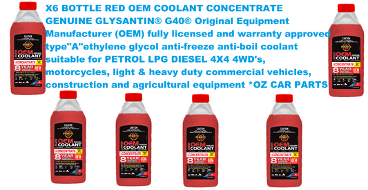 X6 RED OEM COOLANT CONCENTRATE RED Anti-Freeze PENRITE COOLRED001