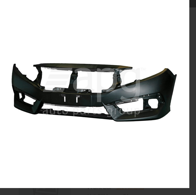 GENUINE FRONT BUMPER BAR FOR HONDA CIVIC VTI ONLY 6/2016-1/2019