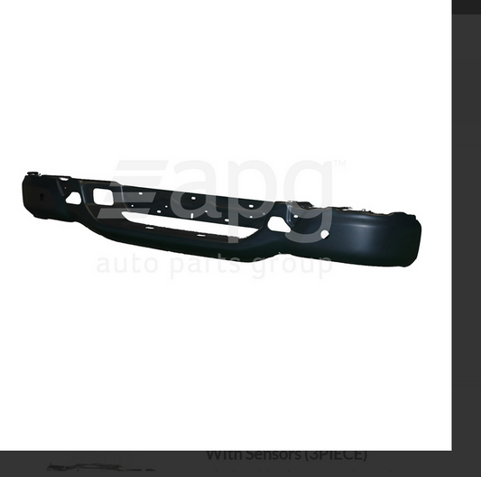 GENUINE REAR BUMPER BAR FOR HOLDEN COLORADO 7/16-ON Black Sensor TYPE 3Piece TYP