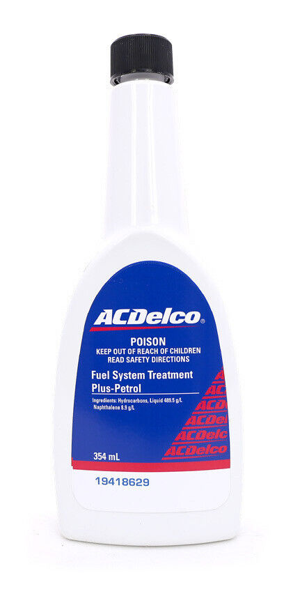 GENUINE ACDELCO Petrol engine FUEL SYSTEM treatment cleans and protects 350ML