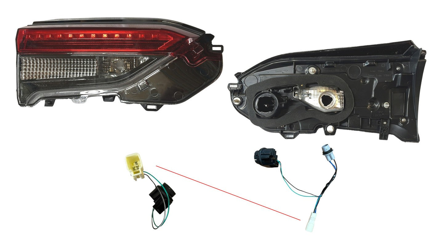 NEW LEFT SIDE TAIL LIGHT FOR TOYOTA RAV4 50 SERIES 01/2019-ON TAILGATE LIGHT