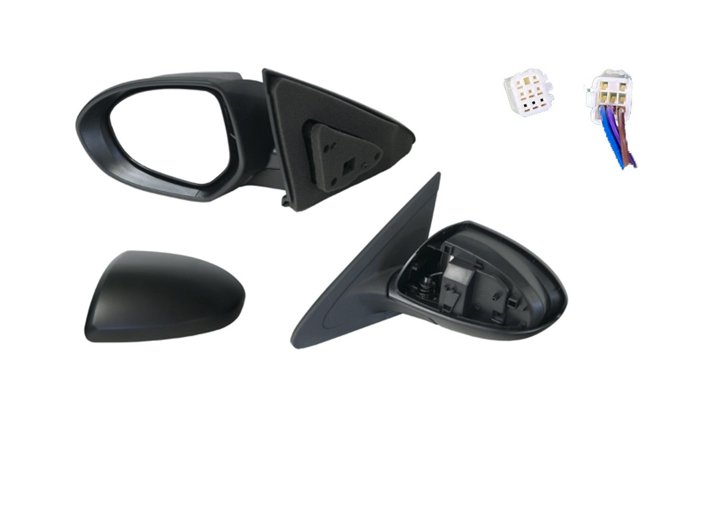 NEW PASSENGER SIDE DOOR MIRROR FOR MAZDA 3  BL 01/2009 ~ 01/2014 WITHOUT BLINKER