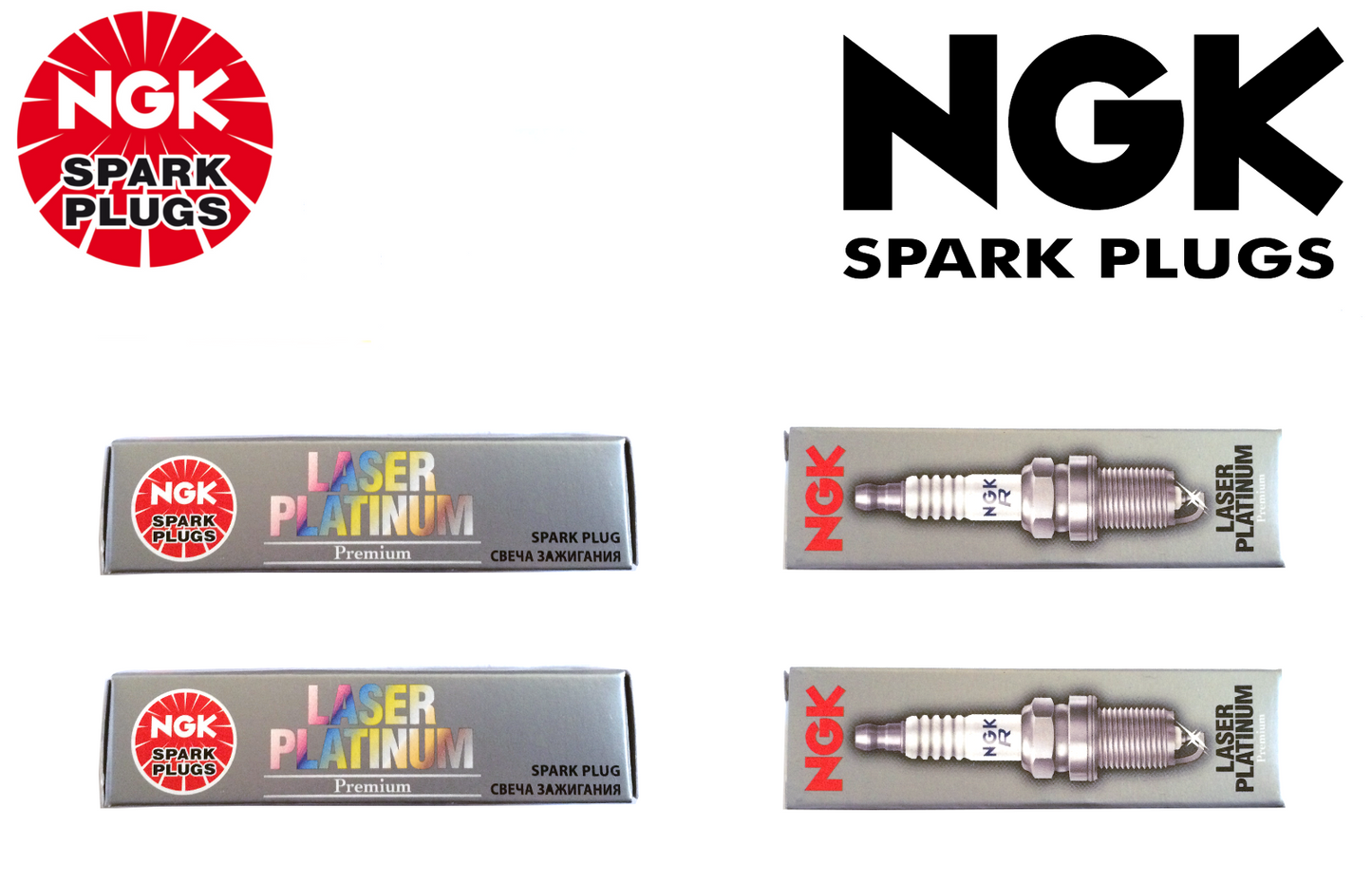 4 x GENUINE NGK LASER IRIDIUM SPARK PLUG SET FOR MG 1996-2005 1.8L 2.5L