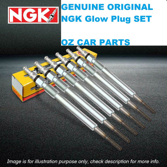 6X GENUINE Original NGK GLOW PLUG SET FOR Y-103