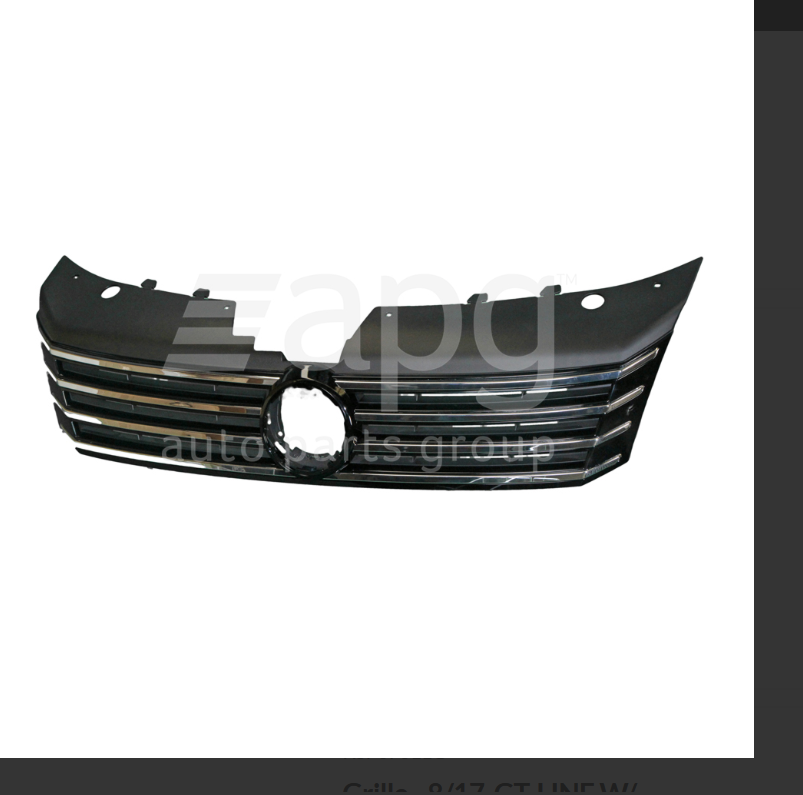 GENUINE FRONT GRILLE FOR VOLKSWAGEN PASSAT WAGON 10/2012-10/2015 4-LINE CHROME