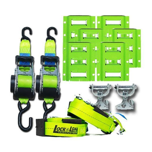 NEW E-Track Kit with 50mm Retractable Ratchet SET