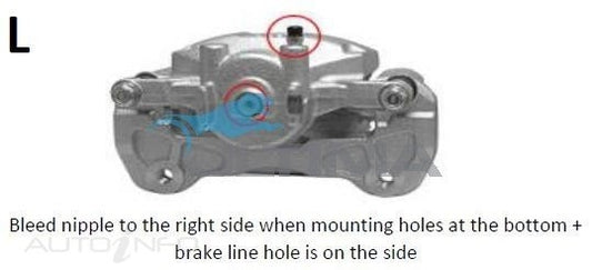 Brake Caliper Disc Caliper LEFT FRONT FOR MITSUBISHI TRITON ML-MN 2WD and 4WD