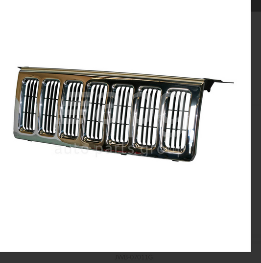 GENUINE FRONT GRILLE FOR JEEP COMMANDER BLACK/CHROME 5/2006-12/2009