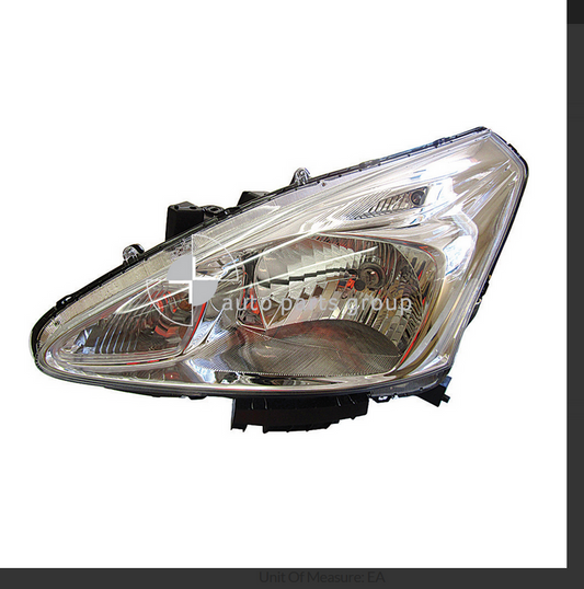 GENUINE LEFT HEADLIGHT FOR NISSAN PULSAR C12 3/13-12/16 HALOGEN TYPE MANUAL ADJU