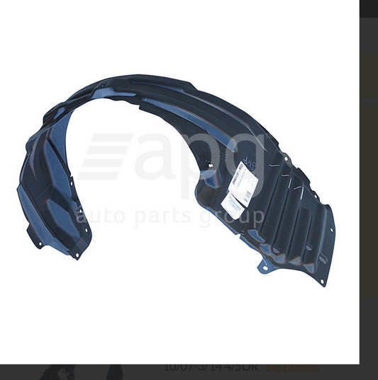 NEW RH FRONT INNER GUARD LINER FOR Mitsubishi Lancer 9/07-3/14 EXCLUDE RALLIAR