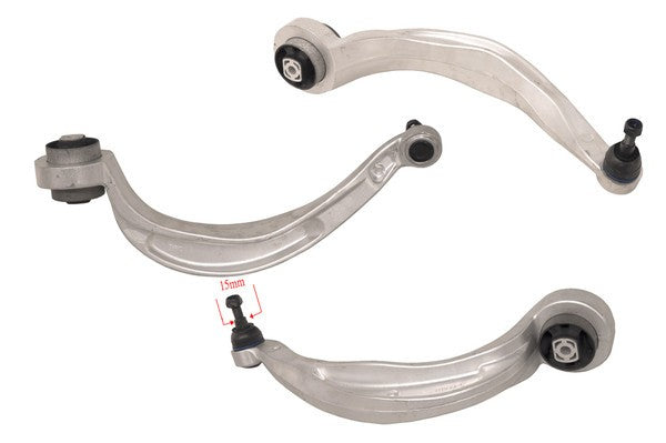 NEW LEFT FRONT LOWER CONTROL ARM FOR AUDI A4 B8 01/2008-05/2012 (TAPER) = 15MM