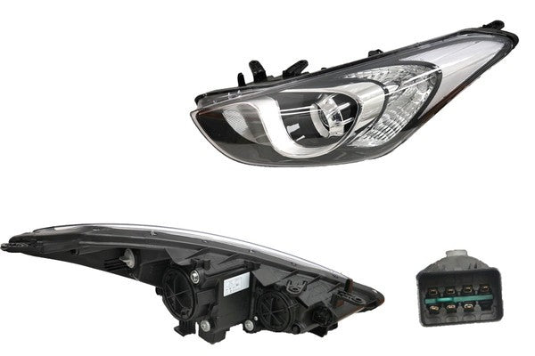 NEW LEFT SIDE HEADLIGHT FOR HYUNDAI I30  GD  05/2012 ~ 02/2017   (NON XENON)