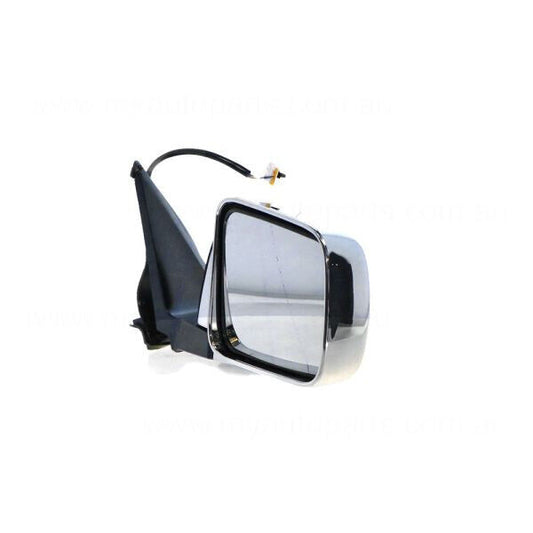 NEW RIGHT DOOR MIRROR FOR NISSAN PATROL GU/Y61 CHROME 8/04-12/16 WITHOUT BLINKER