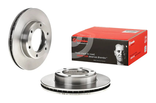 Brembo REAR Disc Brake Rotor FOR Toyota LandCruiser 4.2 HDJ80 SUV TD 24V 1995-97