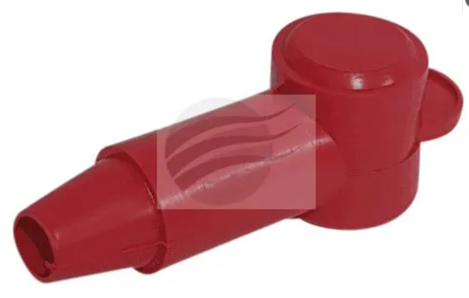 X2 NEW HEAVY DUTY TERMINAL COVER INSULATOR FOR ALTERNATOR STARTER MOTOR 16mm RED