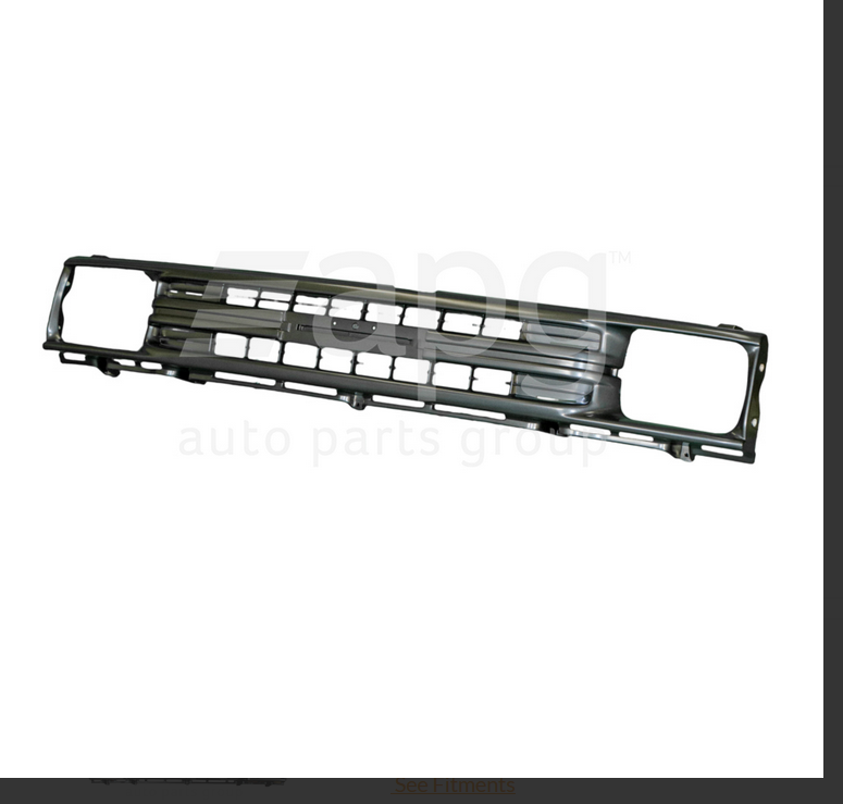 NEW FRONT GRILLE FOR TOYOTA HILUX 8/1988-8/1991 SILVER
