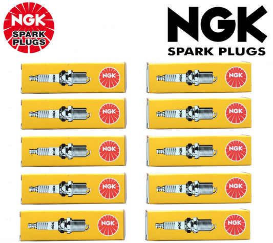 10x GENUINE NGK SPARK PLUG SET FOR BP8HS-10