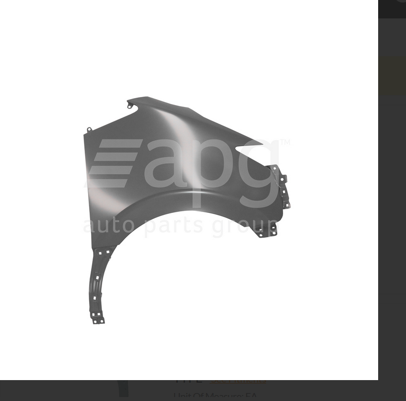 GENUINE RIGHT FRONT GUARD FOR HYUNDAI STARIA LOAD WAGON VAN 6/2021-ON WITHOUT BL