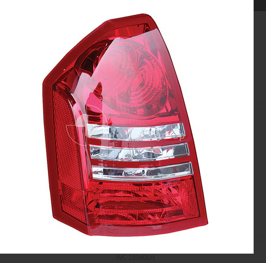 NEW LEFT TAIL LIGHT FOR CHRYSLER 300C SEDAN 11/2005-3/2008 RED-CLEAR TYPE