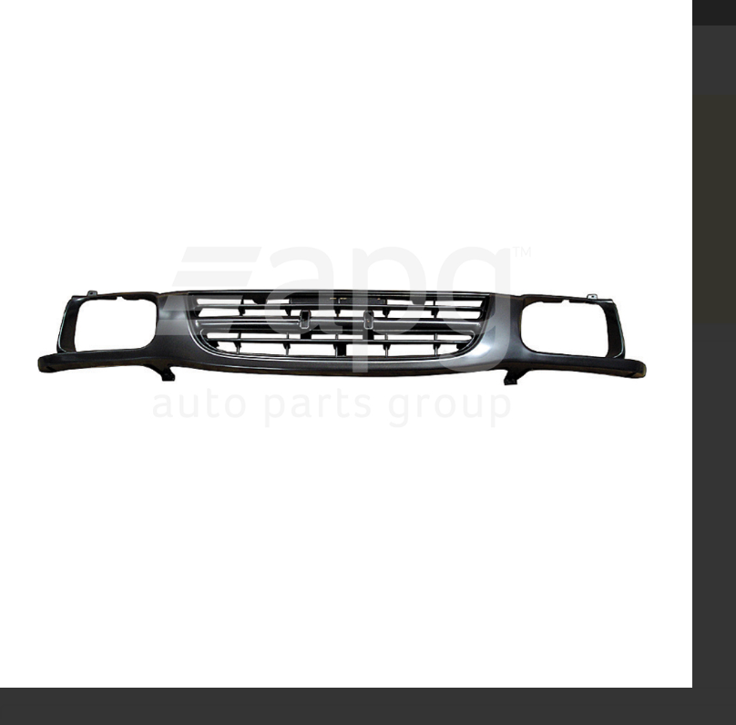 NEW FRONT GRILLE FOR HOLDEN RODEO Silver Grey-Dip Bottom- H/L 7"x 5" 6/98-2/03