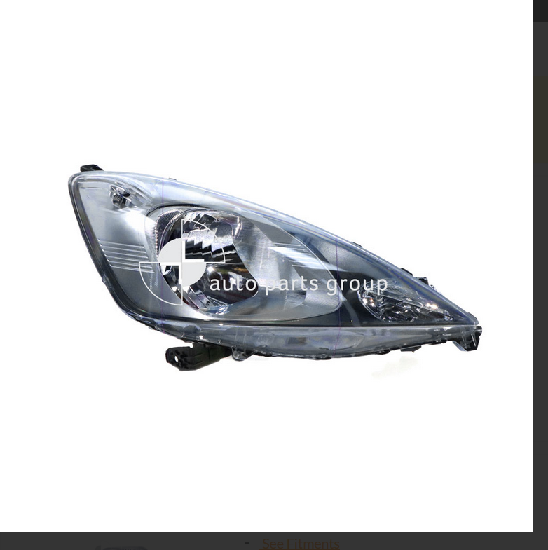 NEW DRIVER RIGHT HEADLIGHT LAMP FOR HONDA JAZZ 8/2008-12/2010 HATCH