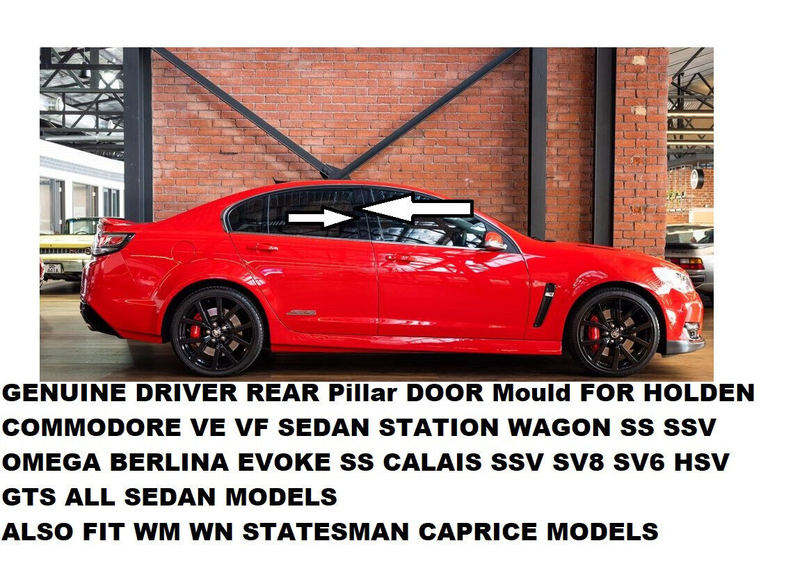 GENUINE DRIVER REAR Pillar DOOR Mould FOR HOLDEN COMMODORE VE VF STATION WAGON