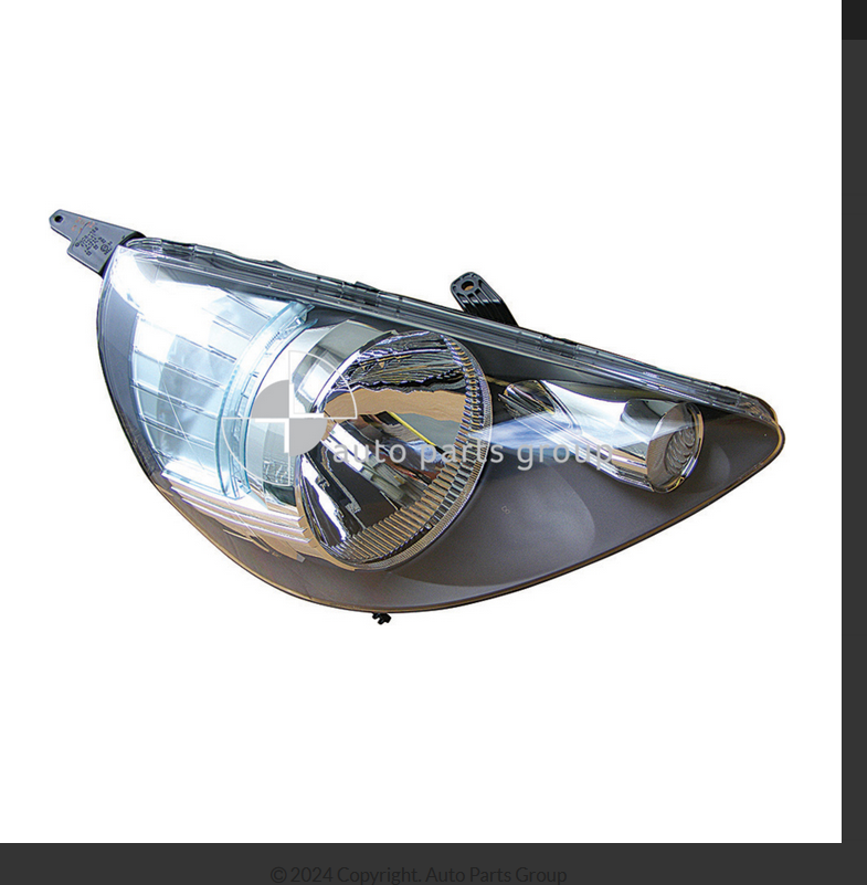 NEW RIGHT HEADLIGHT FOR HONDA JAZZ GD 10/2004-8/2008 HATCH HALOGEN MANUAL ADJUST