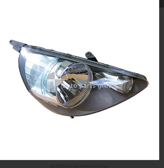 NEW RIGHT HEADLIGHT FOR HONDA JAZZ GD 10/2004-8/2008 HATCH HALOGEN MANUAL ADJUST